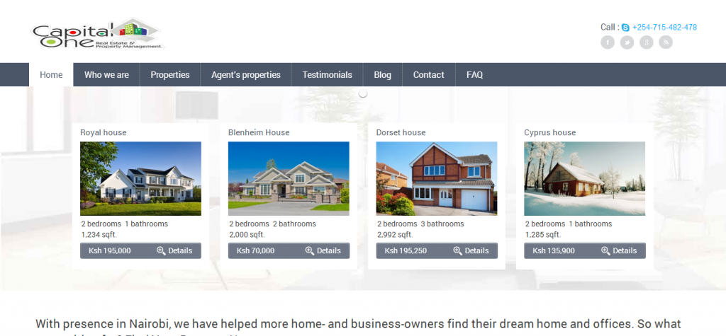Capital One Real Estate and Property Management